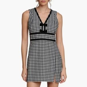 NWT Avec Les Filles Bow Tweed Dress- 10